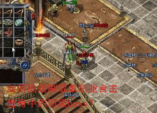 ��θ�Чˢȡ��ְҵ�ϻ������еĶ���boss��