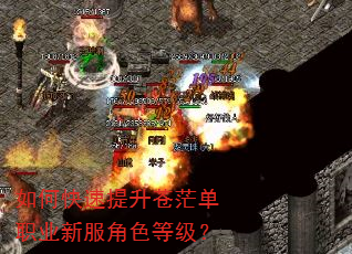 如何快速提升苍茫单职业新服角色等级? 如何快速提升苍茫单职业新服角色等级?
