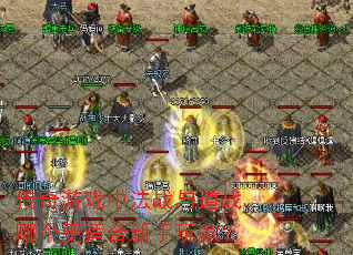 传奇游戏中法战与道战哪个更适合新手玩家? 传奇游戏中法战与道战哪个更适合新手玩家?