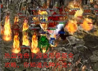 热血传奇手游金币获取全攻略,你知道几种方法? 热血传奇手游金币获取全攻略,你知道几种方法?