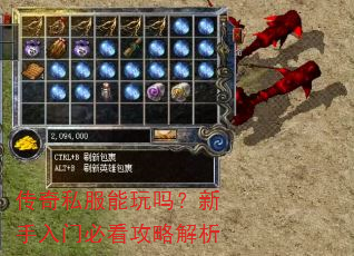传奇私服能玩吗?新手入门必看攻略解析 传奇私服能玩吗?新手入门必看攻略解析