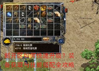新开区如何快速升级?装备获取与技能搭配全攻略 新开区如何快速升级?装备获取与技能搭配全攻略